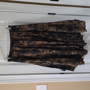 5 For 25 Blair Women's Brown And Black Skirt Medium